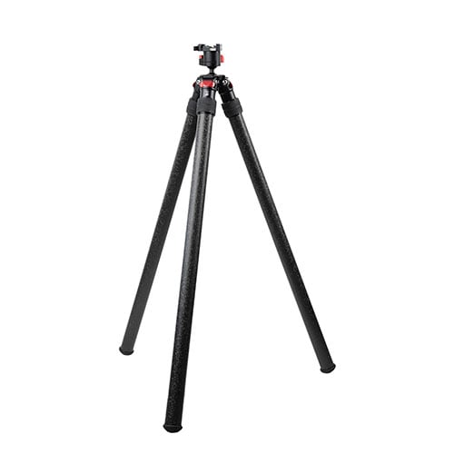 Descubre el Yggdrasil Precision Tripod de WOLFSKRIEGER: estabilidad inigualable, diseño ligero, altura de 180cm y sistema de bloqueo de patas de 44mm para precisión total.